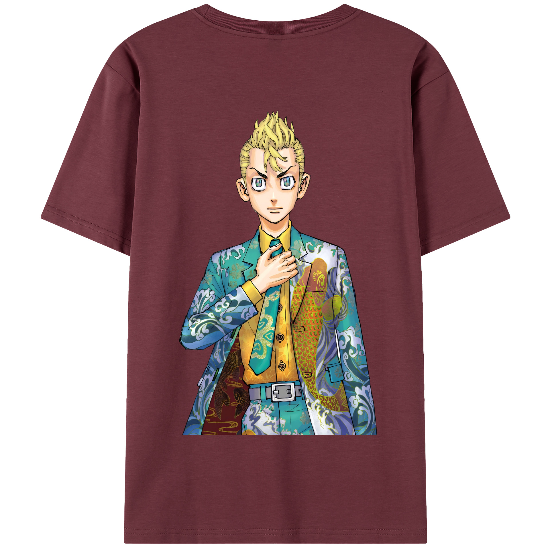（画像用） 東京リベンジャーズ Tokyo Revengers 綿100％半袖Tシャツ（背面プリント）